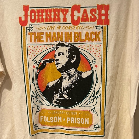 Daydreamer Johnny Cash Oversized Live in Concert Tee NWOT (OS) - Picture 9 of 13